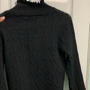 Brand new black sheer  sweater
